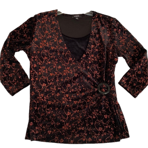 Elementz blouse size M EUC - Picture 1 of 8